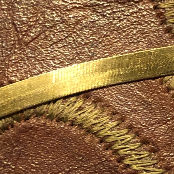 Unisex herringbone 14k necklace - Picture 2 of 16